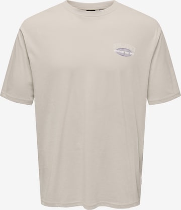 Only & Sons T-Shirt 'Keane' in Grau: Vorderseite