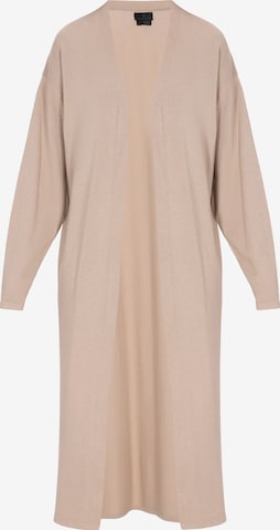 DreiMaster Klassik Knit Cardigan 'Classic Look' in Beige: front