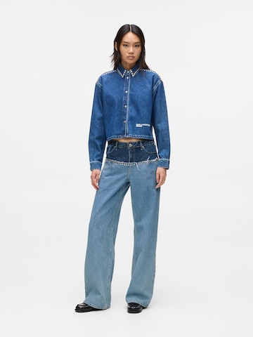 mėlyna KARL LAGERFELD JEANS Laisvas Džinsai