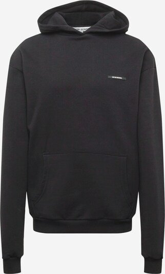 9N1M SENSE Sweat-shirt 'Shangri-la Butterflies' en rouge / noir / blanc, Vue avec produit