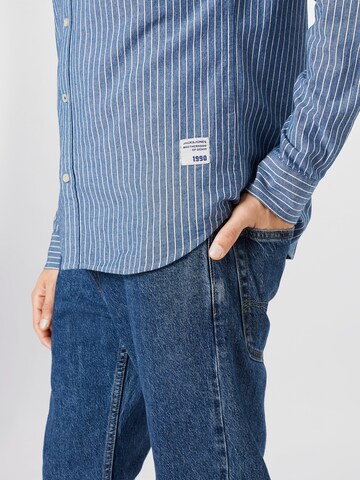 JACK & JONES Regular Fit Hemd in Blau