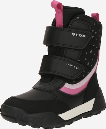 Boots da neve di GEOX in nero: frontale
