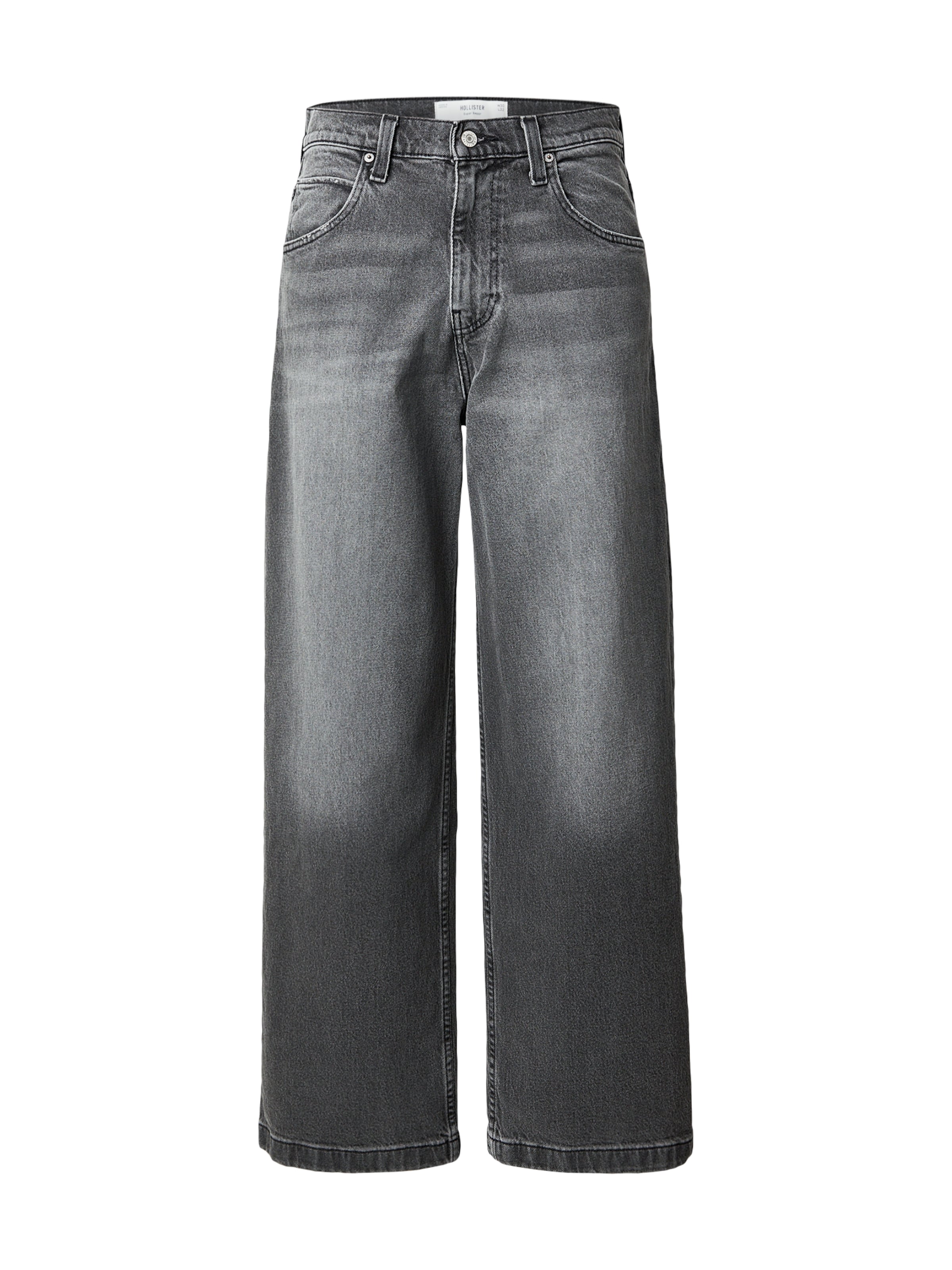 Baggy Jean HOLLISTER en gris : devant