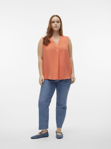Vero Moda Curve Blouse 'ELVA' in Rood