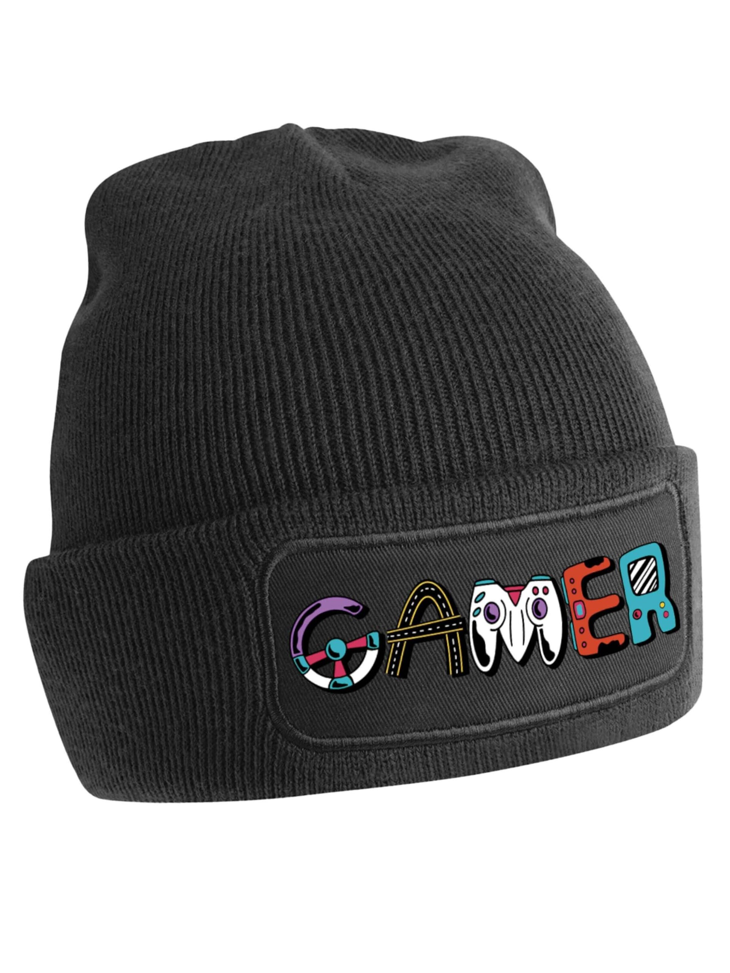 Youth Designz Beanie 'Gamer' in Black