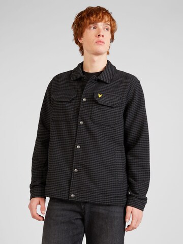 Veste mi-saison Lyle & Scott en noir : devant