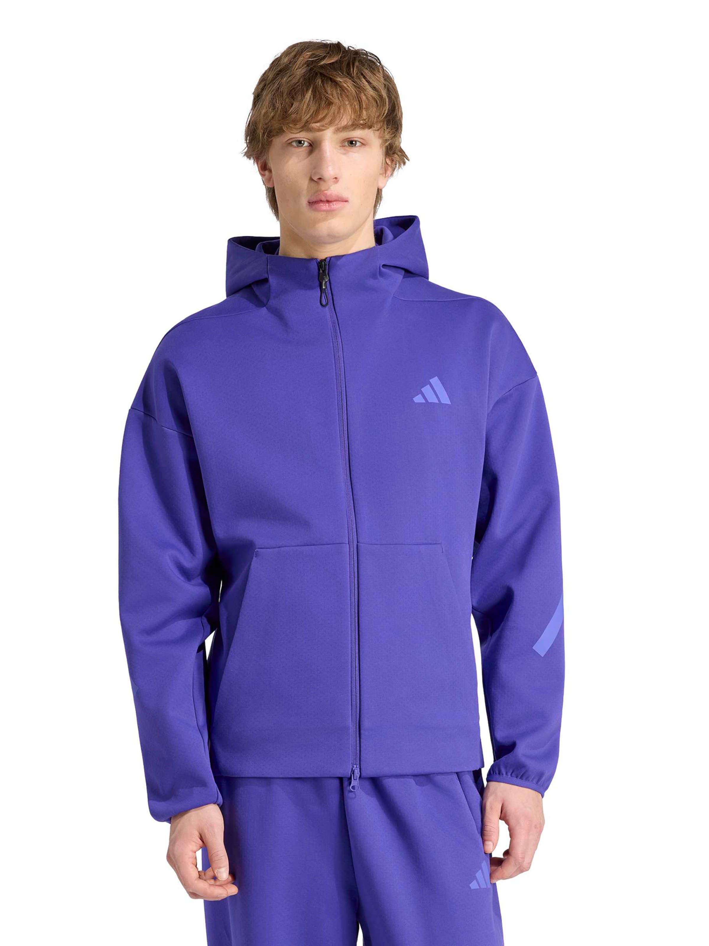 Veste de sport ADIDAS SPORTSWEAR en violet : devant
