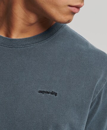 T-Shirt 'Mark' Superdry en bleu