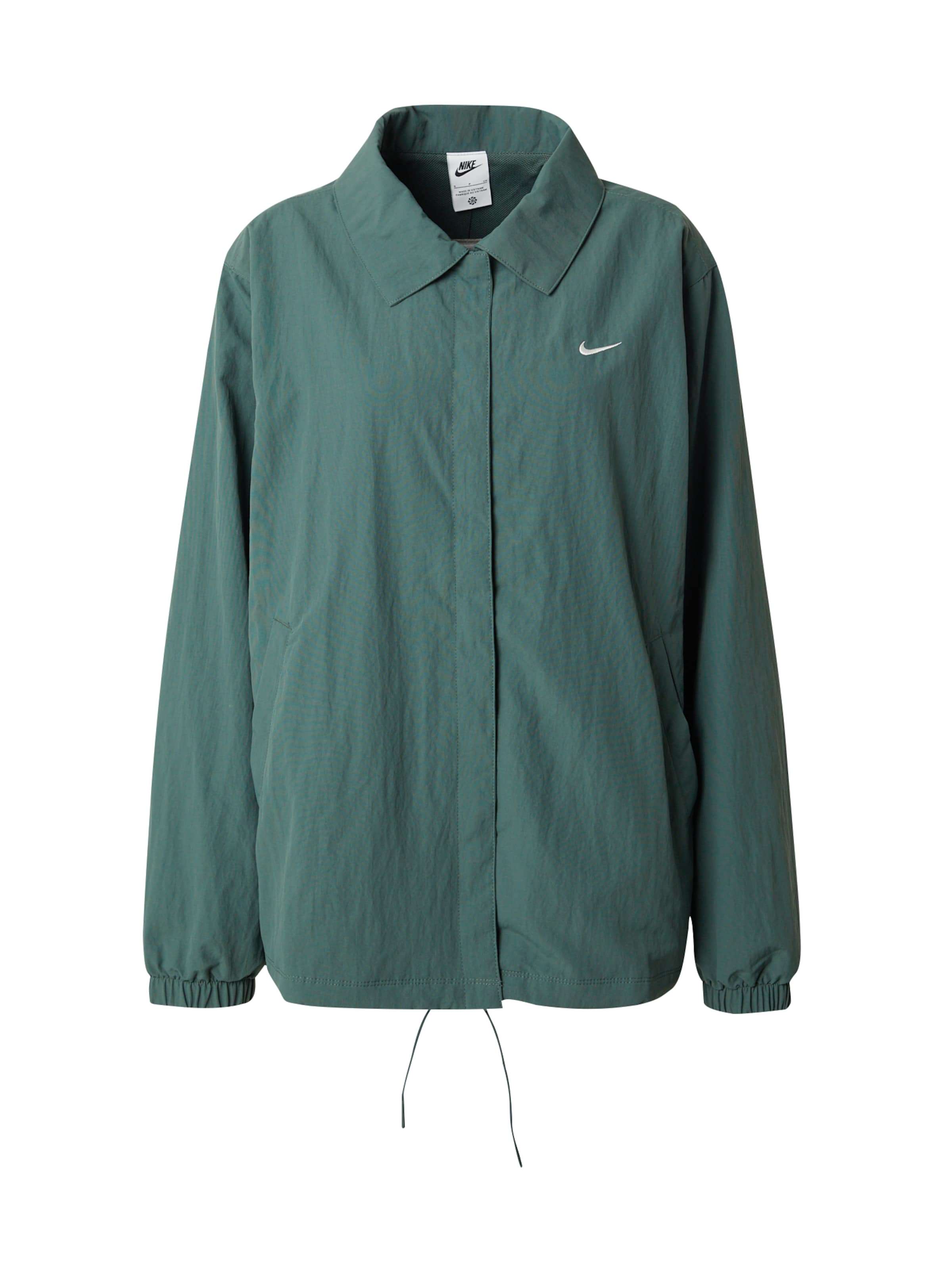 Nike Sportswear Přechodná bunda 'Essential' – zelená: přední strana