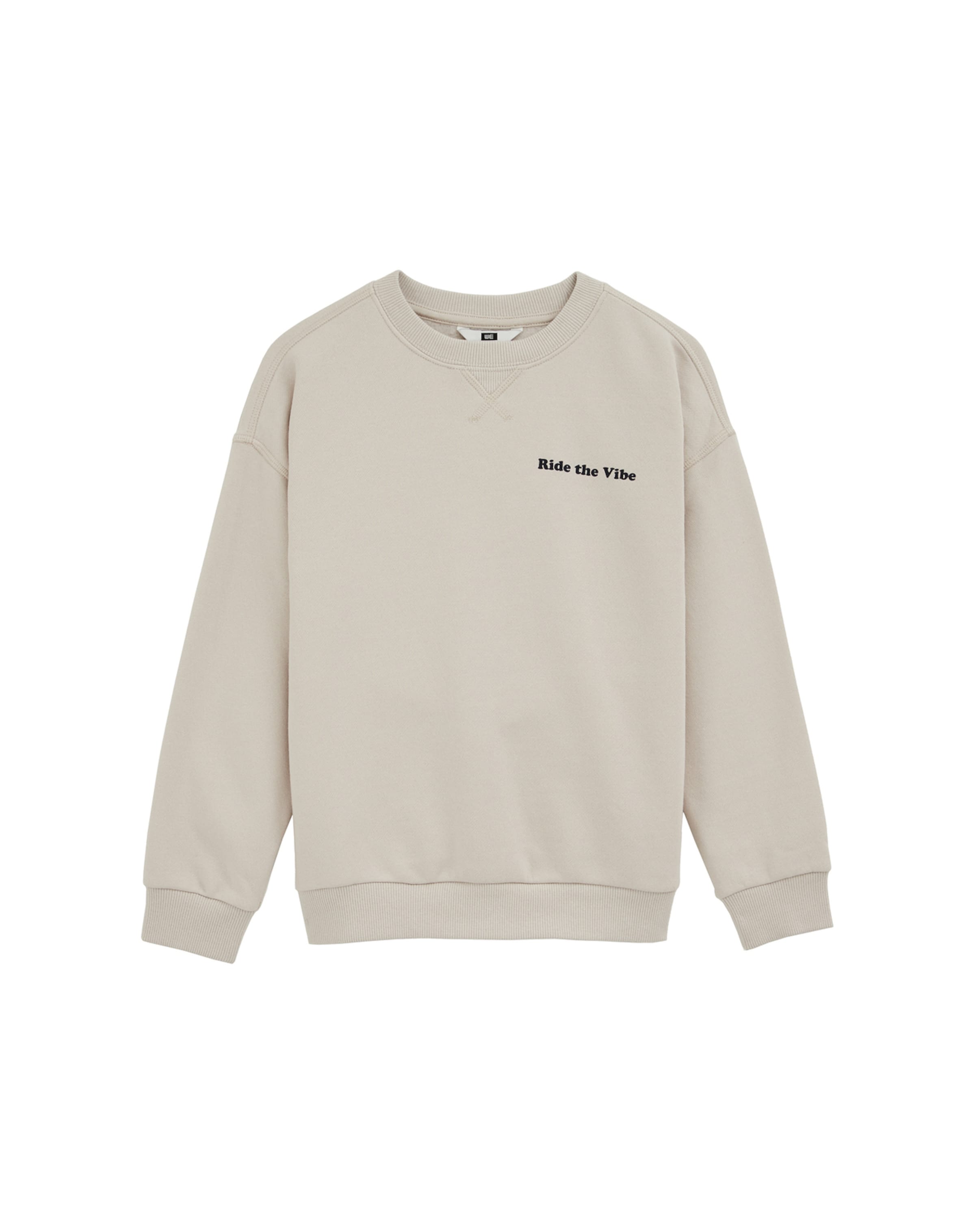 WE Fashion Majica | bež barva: sprednja stran