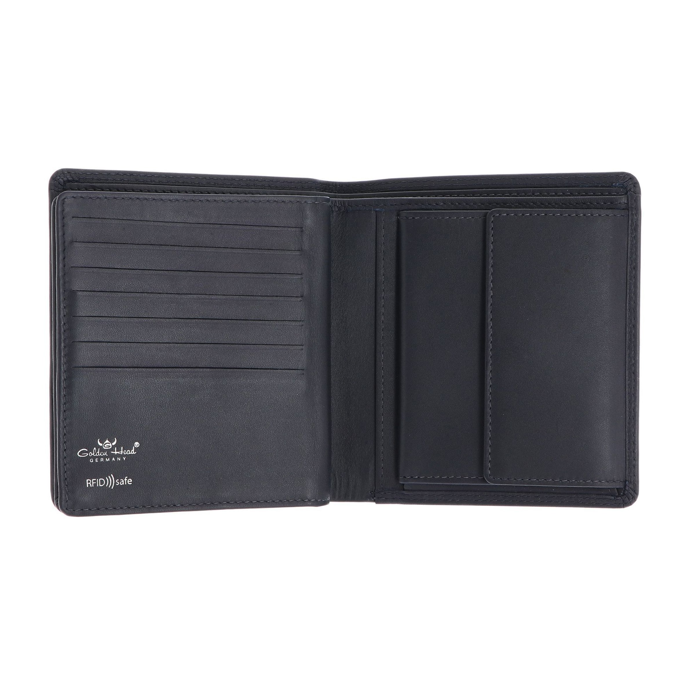 GOLDEN HEAD Wallet 'Polo ' in Blue