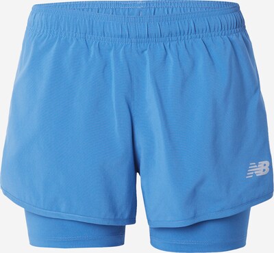 new balance Calças de desporto 'Essentials' em azure / cinzento claro, Vista do produto