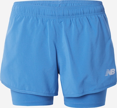 new balance Sportshorts 'Essentials' in azur / hellgrau, Produktansicht