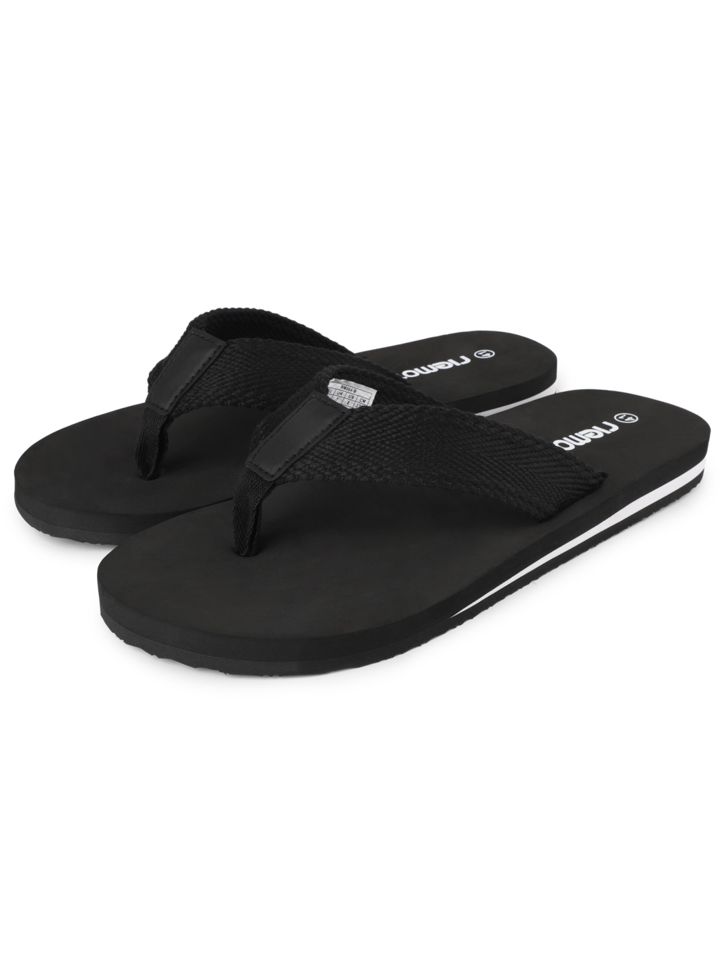 riemot T-Bar Sandals in Black