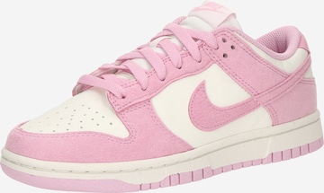 Baskets basses 'Dunk' Nike Sportswear en rose : devant