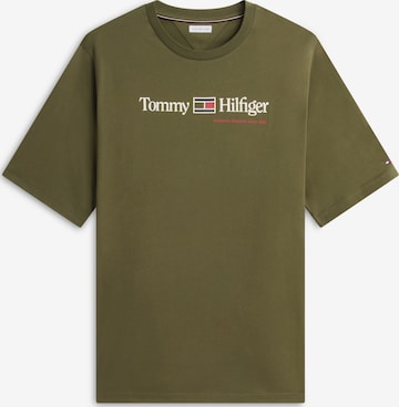 Maglietta di Tommy Hilfiger Big & Tall in verde: frontale
