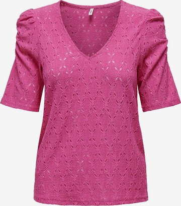 ONLY Blouse 'ROSA' in Roze: voorkant