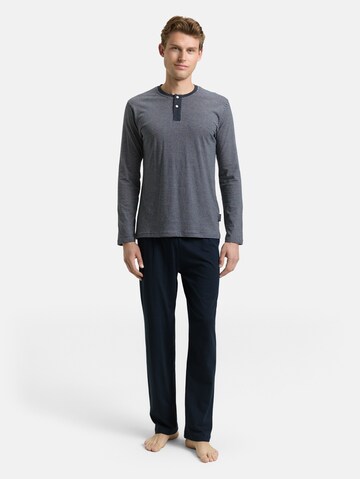 TOM TAILOR Пижама длинная в Синий: спереди