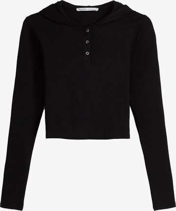 Bershka Shirt in Black: front