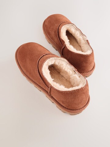 Pantoufle Next en marron