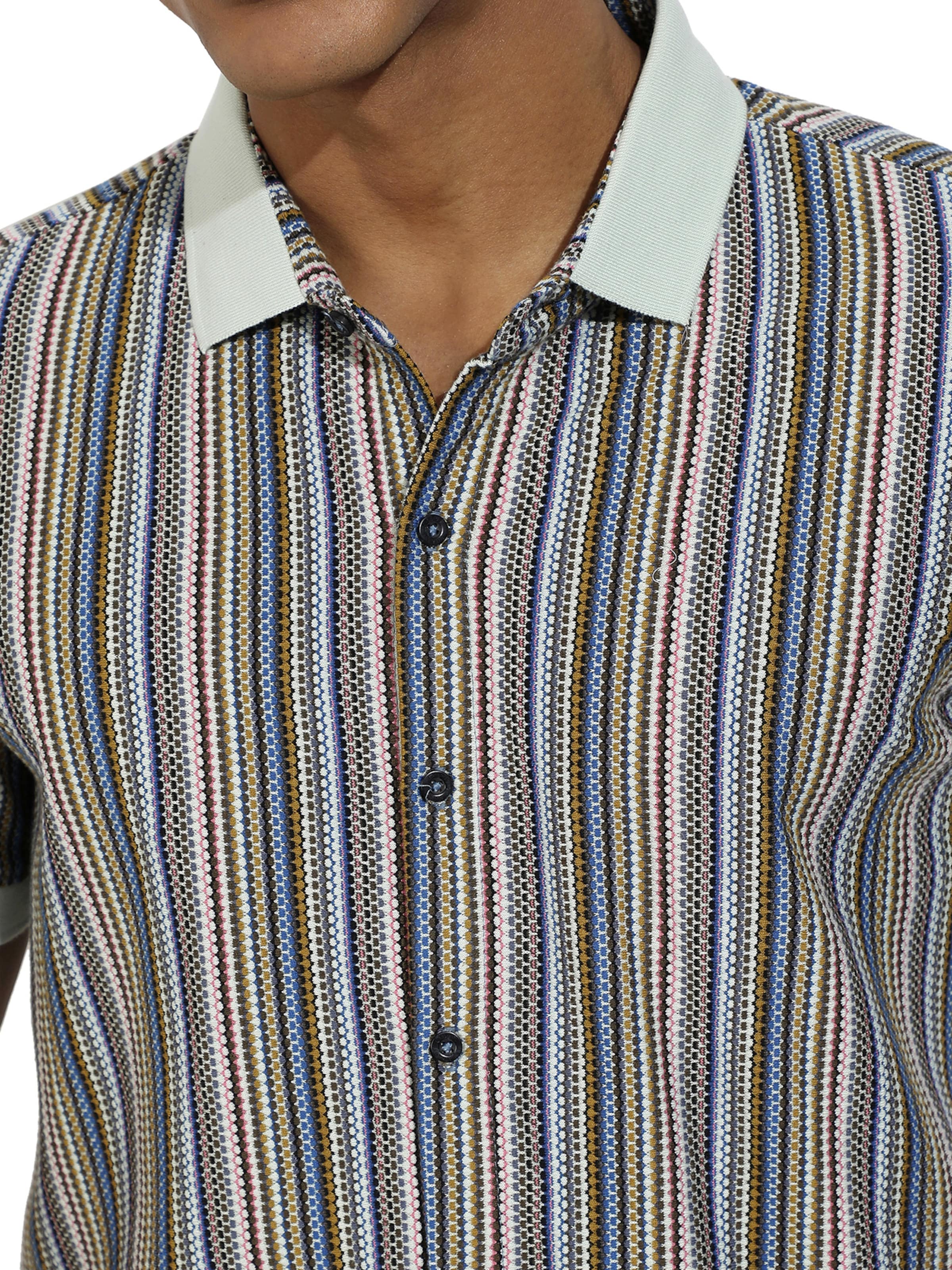 Regular fit Camicia 'Andy' di Campus Sutra in colori misti