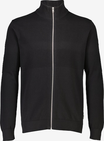 Lindbergh Strickjacke in Schwarz: Vorderseite