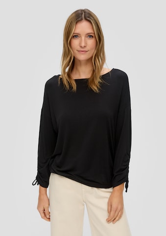 s.Oliver Shirt in Zwart: voorkant