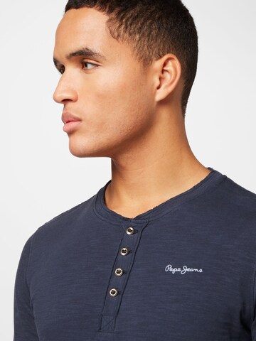 Pepe Jeans - Camisa 'Thane' em azul