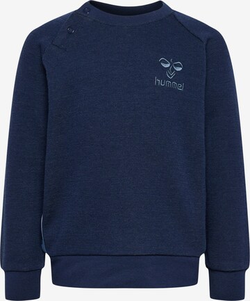 Hummel Athletic Sweatshirt in Blue: front