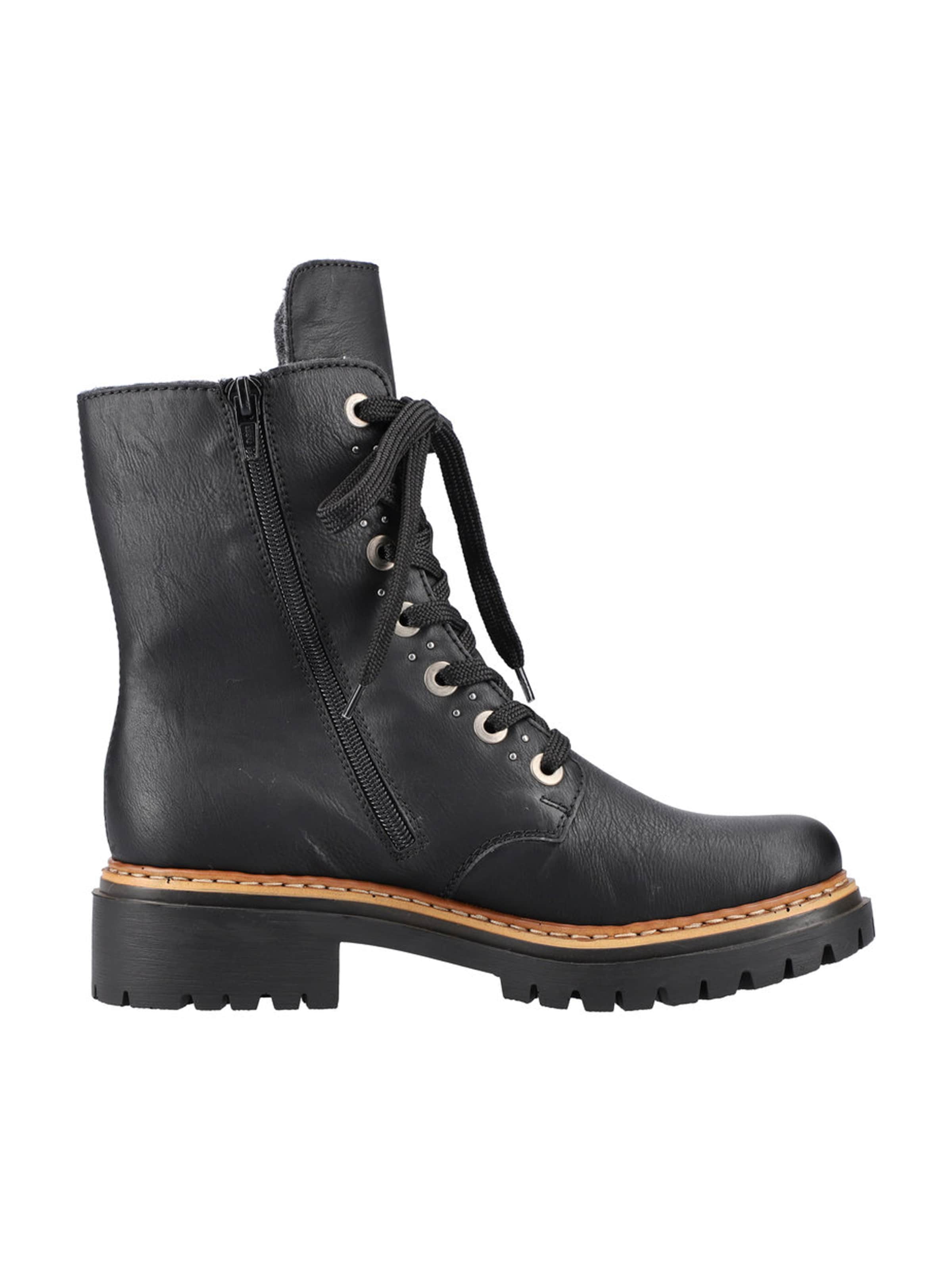 Stivaletto stringato di Rieker in nero