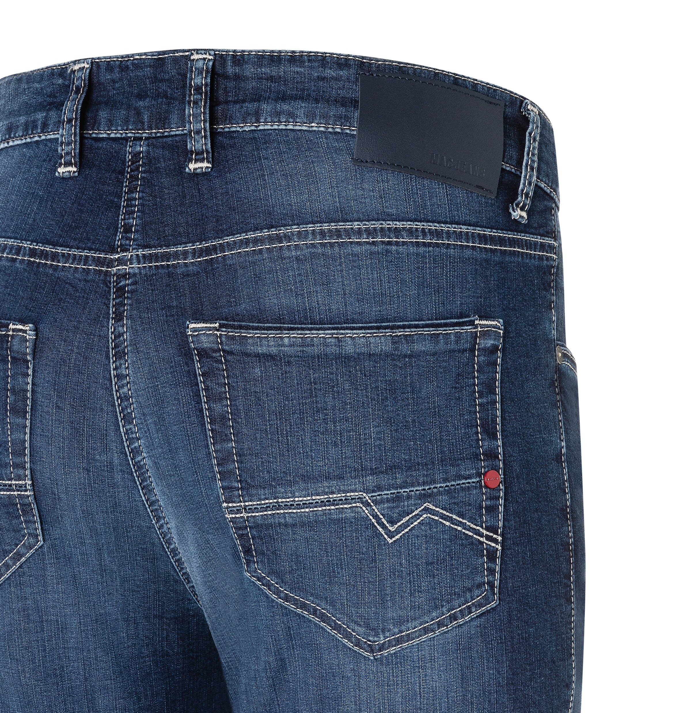 MAC Slimfit Jeans 'Arne-Pipe' in Blau