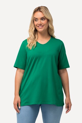 Ulla Popken Shirt in Groen: voorkant