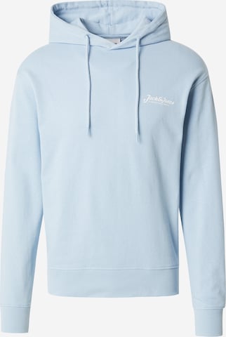 Sweat-shirt 'JJBeau' JACK & JONES en bleu : devant