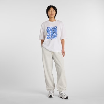 new balance T-Shirt 'Wavey' in Weiß