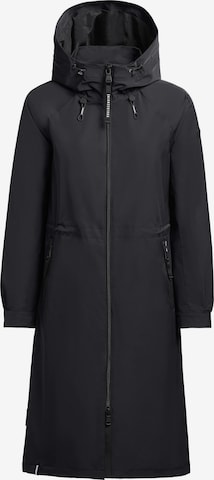 khujo Between-seasons coat 'Xappi' in Black: front