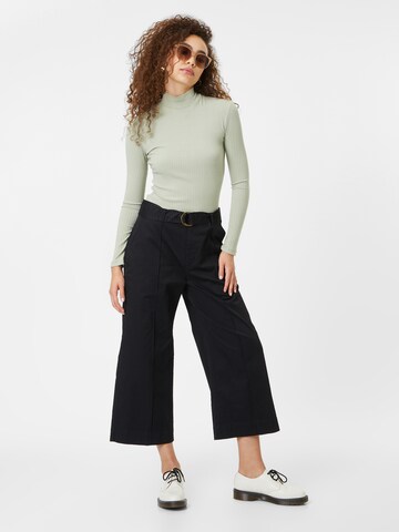 Lauren Ralph Lauren Wide leg Broek 'BRIENDA' in Zwart