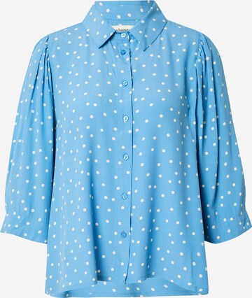 Lollys Laundry Blouse 'Bono' in Blue: front