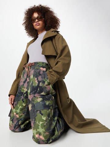 Nasty Gal - Loosefit Calças cargo em verde