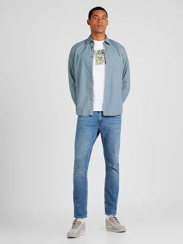 Coupe regular Chemise 'Relegant_6' BOSS en bleu