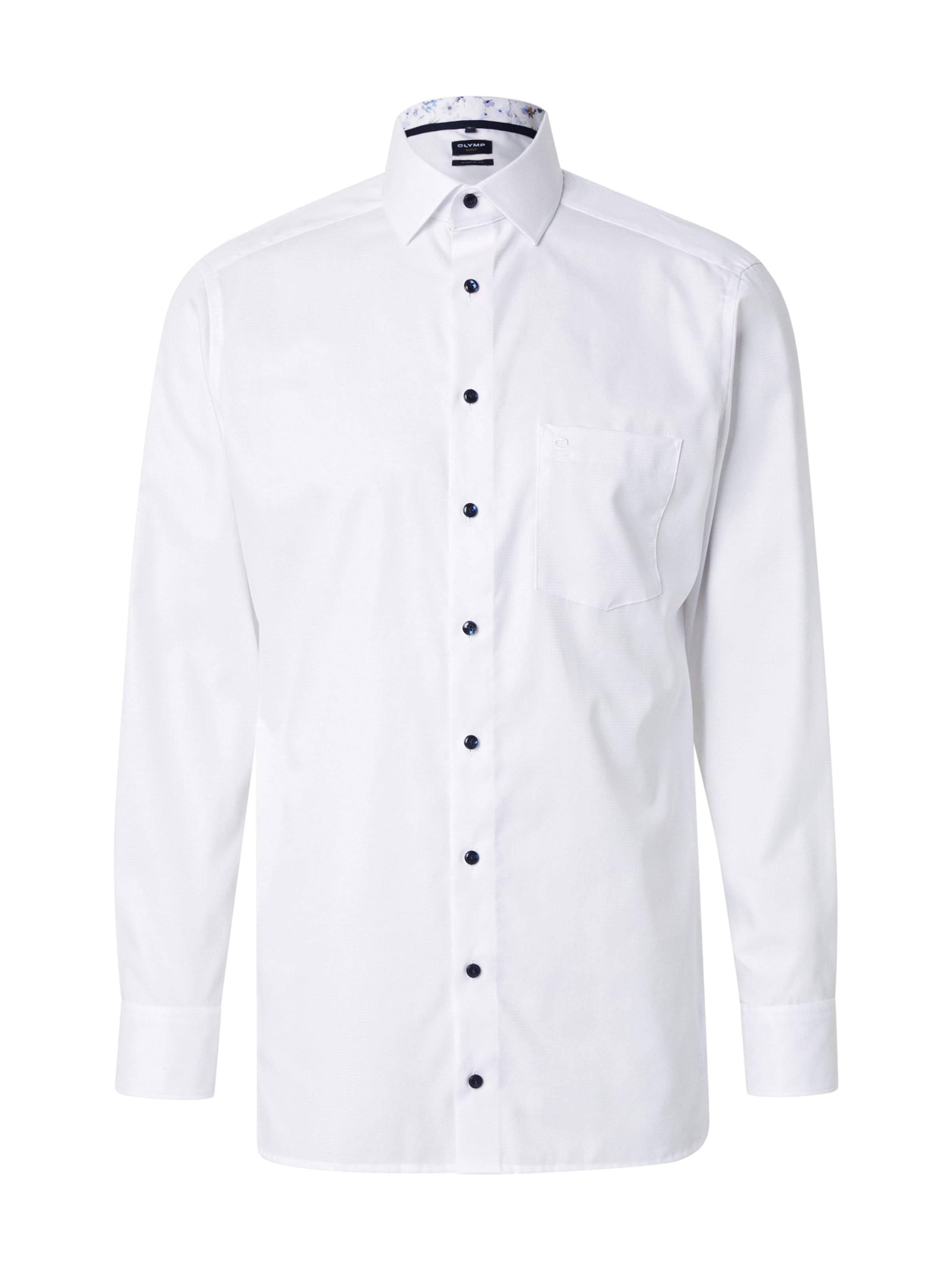balts OLYMP Slim fit Biroja krekls: no priekšpuses