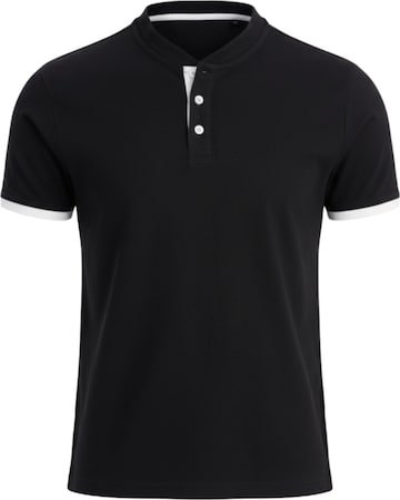 Ombre Shirt in Black: front
