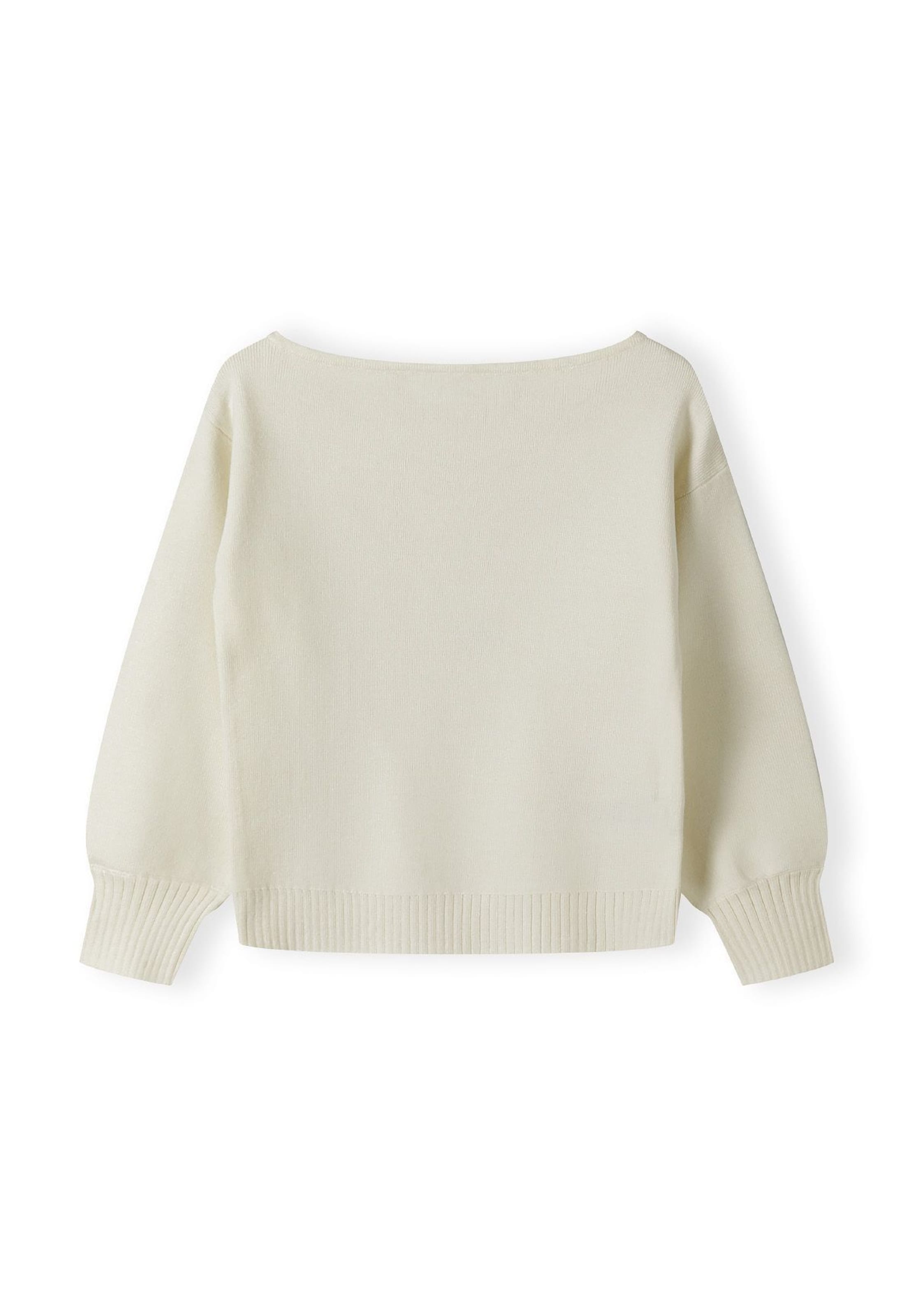 Pull-over MINOTI en blanc : devant