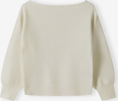 Pulover MINOTI pe alb natural, Vizualizare produs