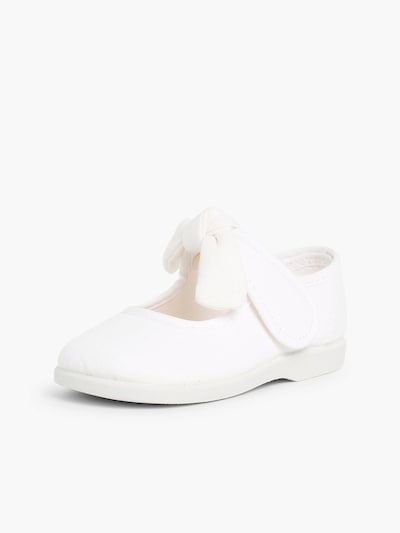 Pisamonas Ballerines en 20 en blanc, Vue avec produit