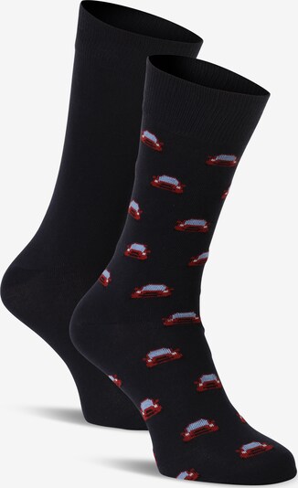 Mc Earl Socken in marine / rot, Produktansicht