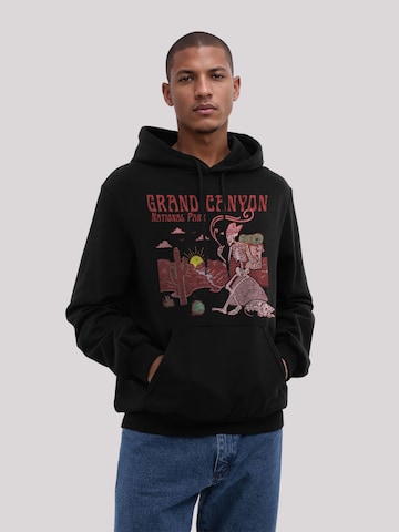 Sweat-shirt 'US National Parks Grand Canyon Sunrise' F4NT4STIC en noir : devant