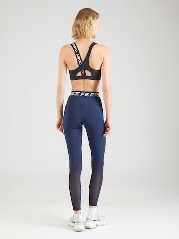 Skinny Pantaloni sport 'Pro' de la NIKE pe albastru