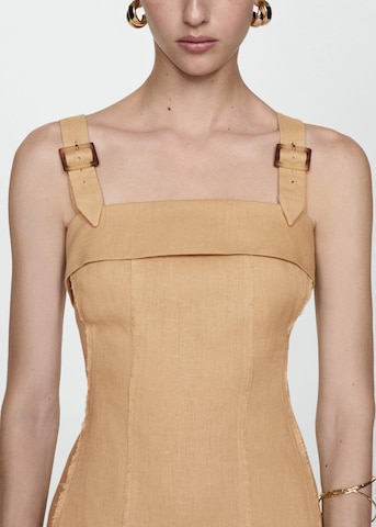 MANGO Zomerjurk 'Lennox' in Beige