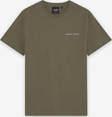 Lyle & Scott Shirt in Groen: voorkant