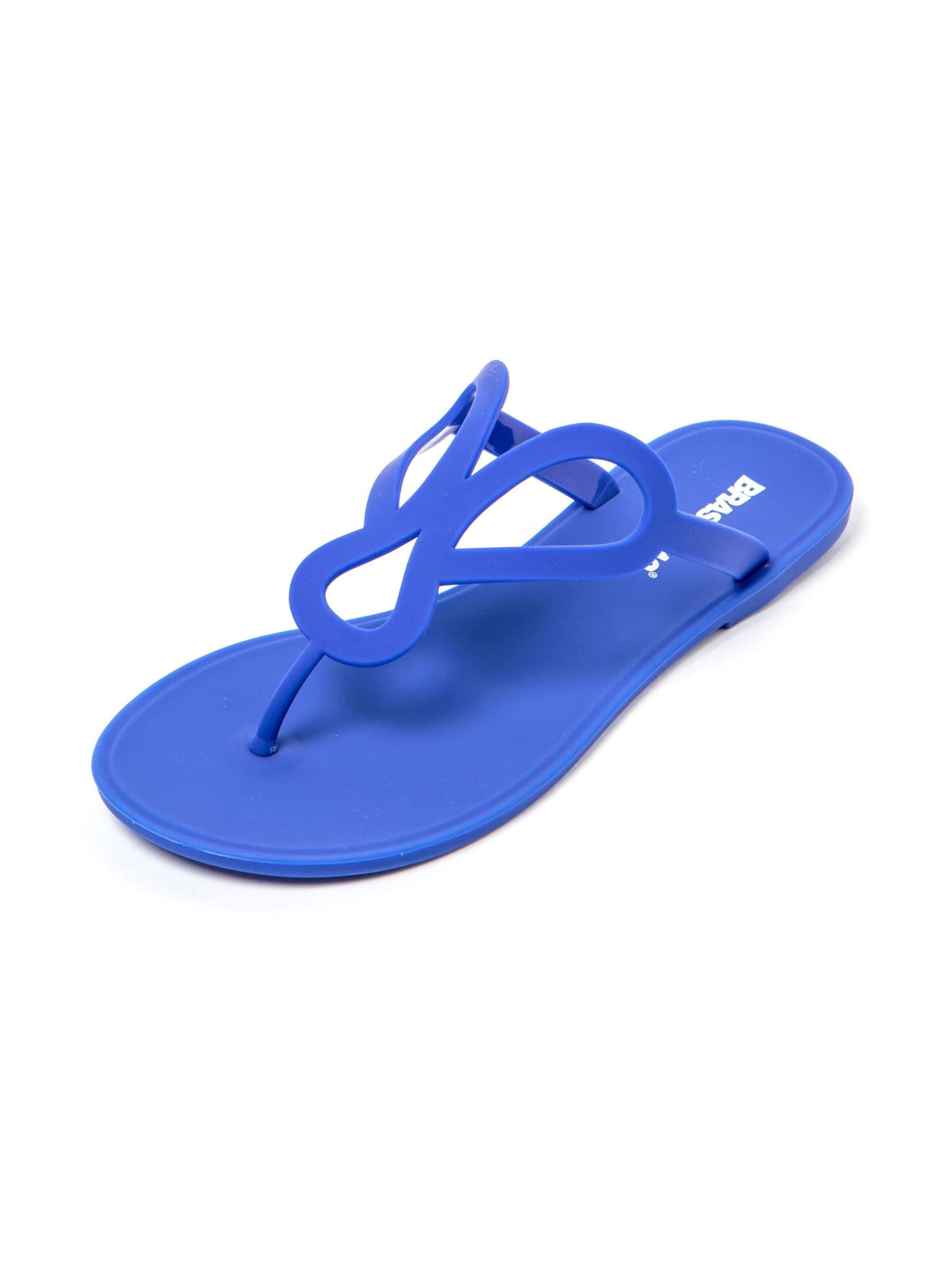 Brasileras - Sapato de praia/banho 'Petra' em azul: frente